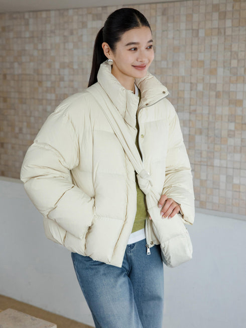 High-Neck Down Jacket